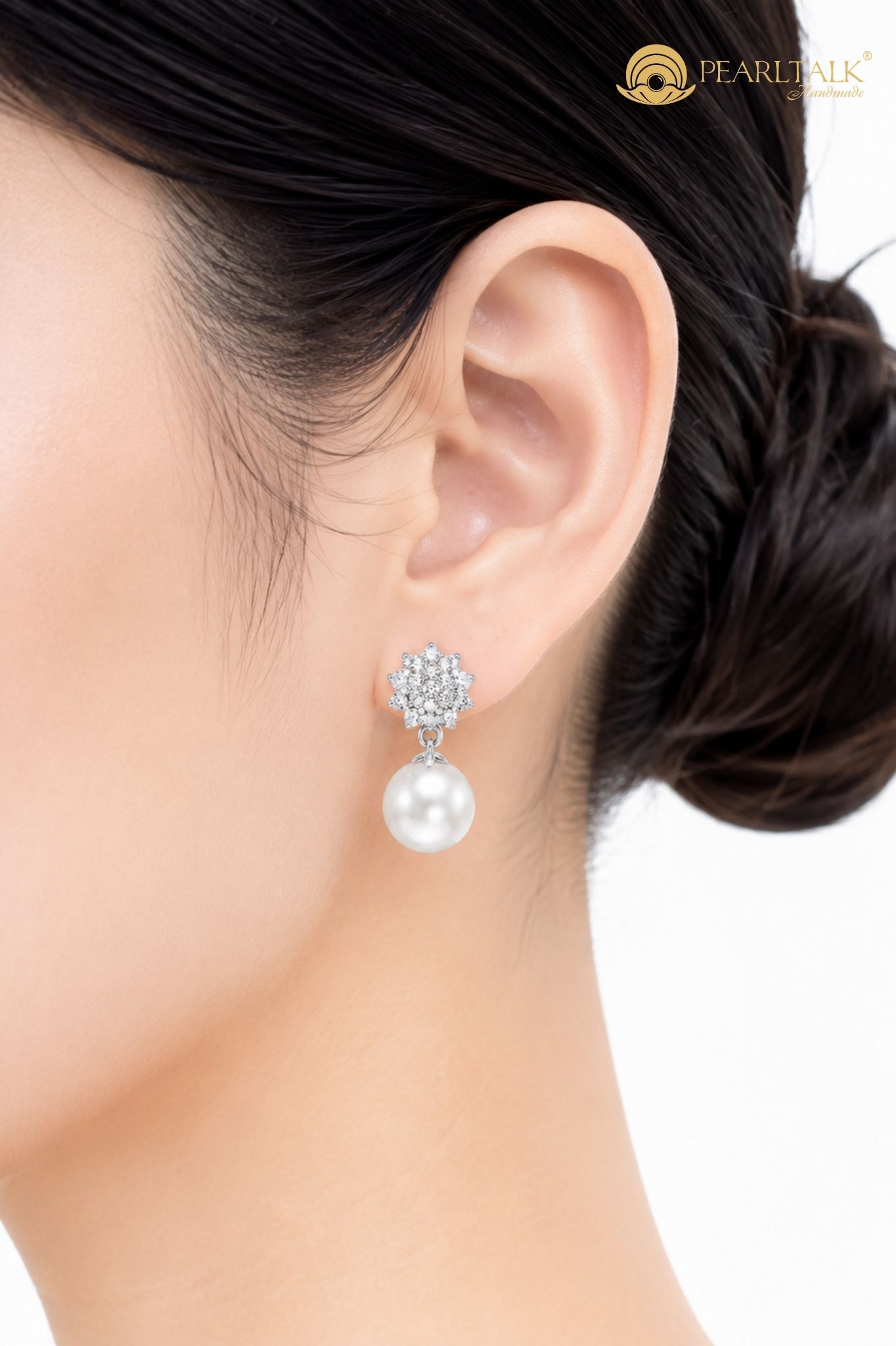 BÔNG TAI NGỌC TRAI 12MM
